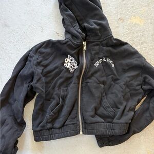 Darc Sport Black Hoodie with Wolf Logo